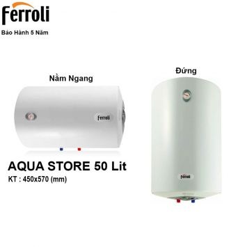 Bình Nóng Lạnh Ferroli AQUA50 (50 Lít)