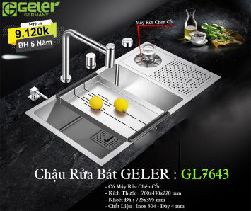 Chậu Rửa Bát Geler GL7643