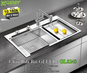 Chậu Rửa Bát Geler GL8248