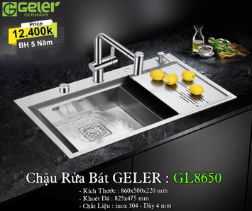 Chậu Rửa Bát Geler GL8650