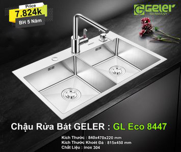 Chậu Rửa Bát Geler GL Eco 8447