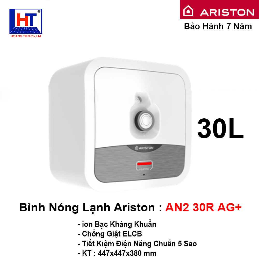 Bình Nóng Lạnh Ariston 30L AN2 30R AG+